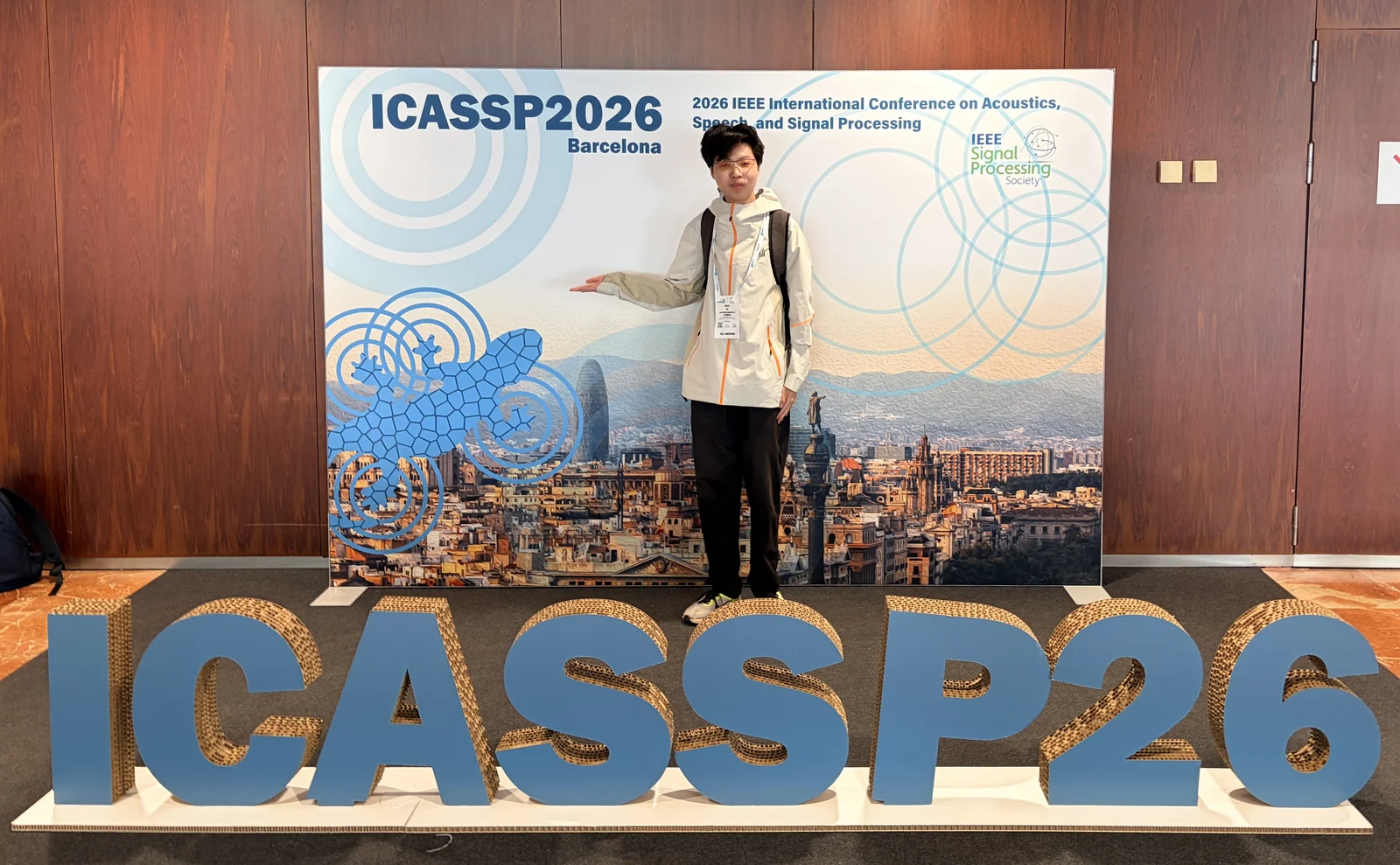 At ICASSP 2026 in Barcelona